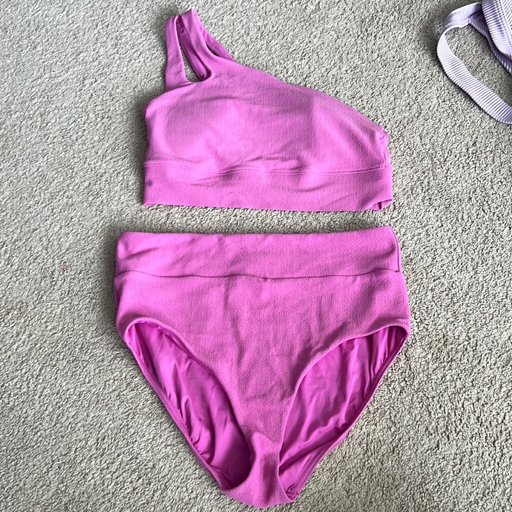 Calia Geranium Purple top and bottoms Large